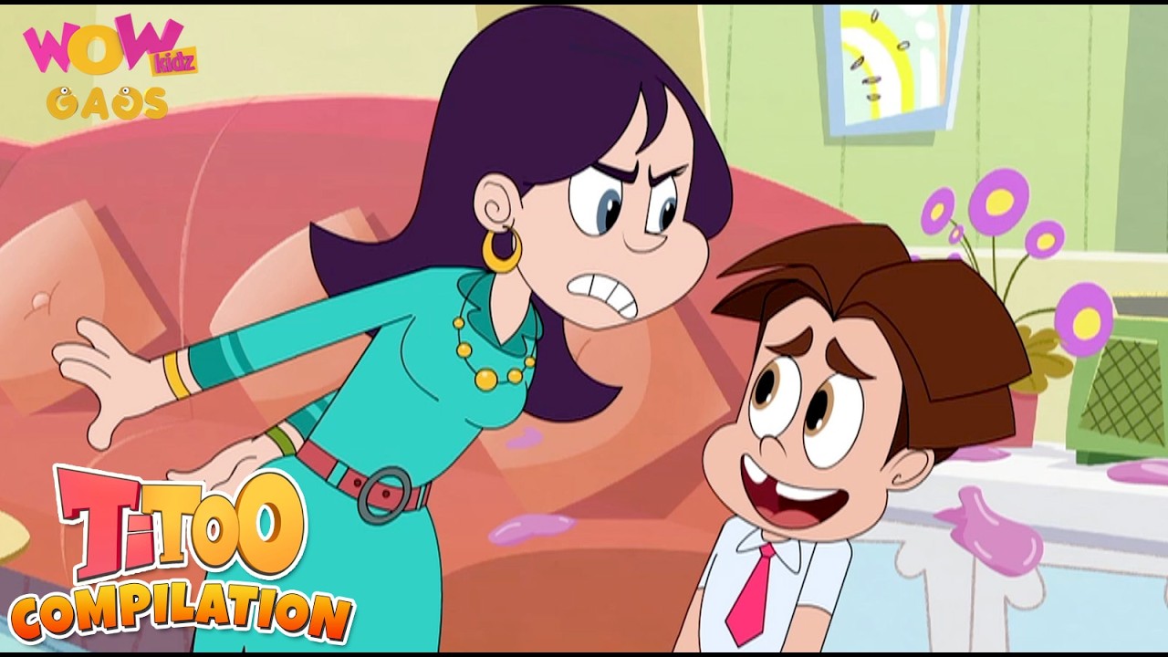Titoo Ki Mummy Hui Gussa | Titoo Funny Cartoon Compilation | Hindi Cartoon for Kids #titoo