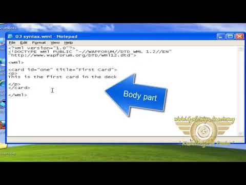 Wml Syntax PART3 YouTube