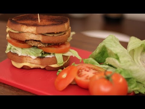 Vegan Grilled Cheese Sandwich Recipe - Friendlys Grilled Cheese Burger Melt