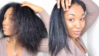 HOW TO STRAIGHTEN YOUR NATURAL HAIR STEP BY STEP