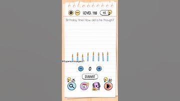 Brain test: tricky puzzles level 118 #birthdaytime #candles #birthdaycake #magical #happybirthday