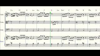 Here There And Everywhere (Piano Quartet Arrangement / Full Score / Part Score / Chord ) - The Beatles