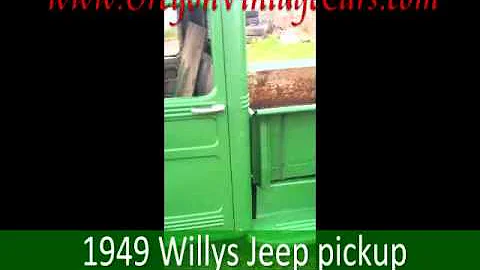 1949 Willys Jeep Oregon Vintage Cars Classics