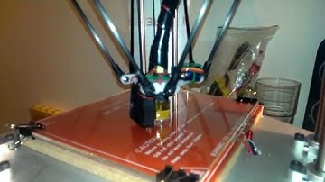 Delta 3D Printer - Dry Run