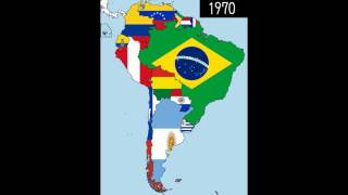 South America Timeline Of National Flags Part 1