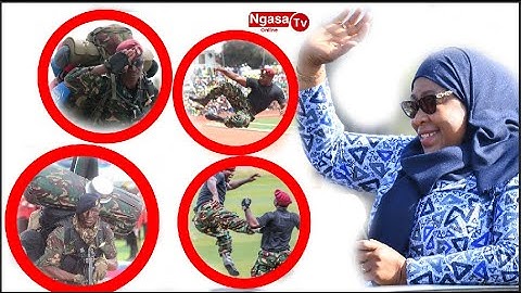 Du....!!! Tazama #MAKOMANDO Walichokifanya Mbele ya Rais Samia
