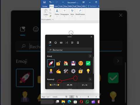 Comment insérer des Émojis dans Word sans installer d'application !