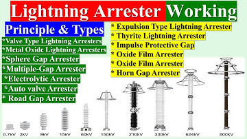 Lightning Arrester Working | Lightning Arrester Principle & Types | Thyrite Lightning Arrester