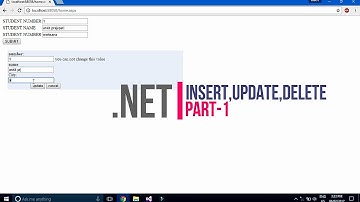 Insert, update, delete in datalist | asp.net | using c# - part-1