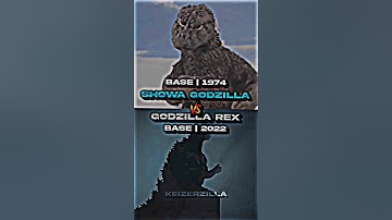 Showa Godzilla vs Godzilla Rex || #shorts #debate #godzilla