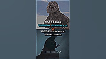 Showa Godzilla vs Godzilla Rex || #shorts #debate #godzilla