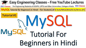 MySQL Tutorial #1 in Hindi : Introduction and Installation of MySQL Server