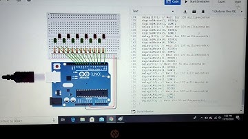 LED Bouncing at the center, and at the ends.