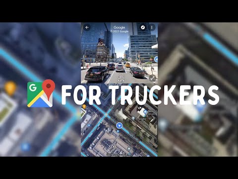 How Truckers Can Use Google Maps - YouTube