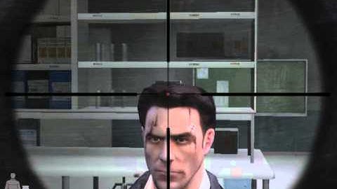 Max Payne 2 sniper in mirror bug