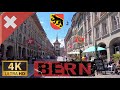 DRIVING BERN, Federal City, Canton of Bern, SWITZERLAND I 4K 60fps