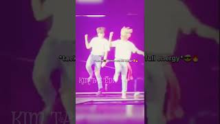 The way taekook🐻🐰 entered on the stage😎🔥#bts #taekook #shorts