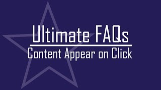 Ultimate FAQ Plugin - Show Content on Click