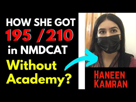 Nmdcat Topper| How to get 195+ Without Academy - Self Prep Tips by Haneen Kamran| @Mahnoor Shawal