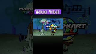 Waluigi Pinball Mario Kart 8 vs Mario Kart World! SpongeBob Wrong Notes Meme