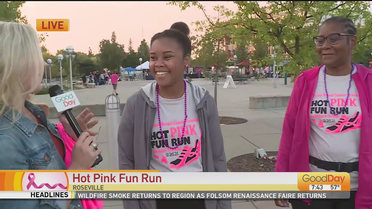 Hot Pink Fun Run YouTube