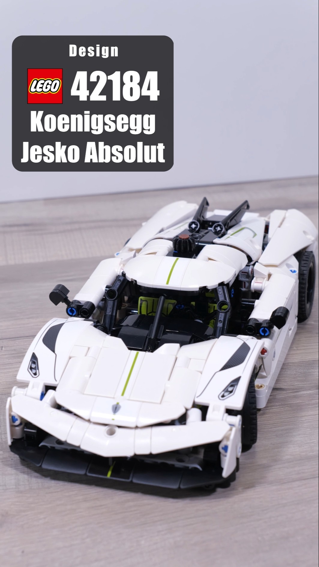 トランプ orange orange Koenigsegg Jesko Absolut White Hypercar 42184 | Technic