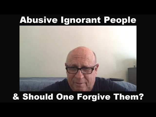 H.D.Goswami😎Nectar: Abusive Ignorant People & Should One Forgive Them?