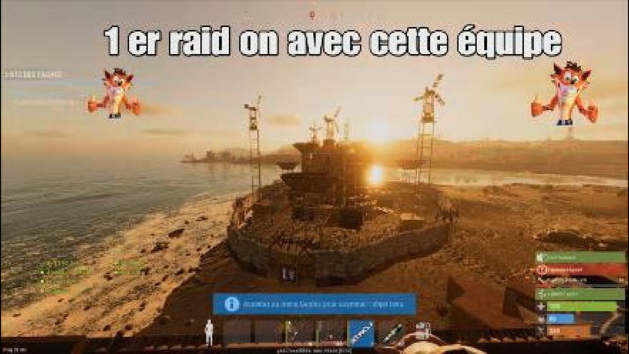 Gros Raid ON avec new équipe Rust console fr [offi] - YouTube