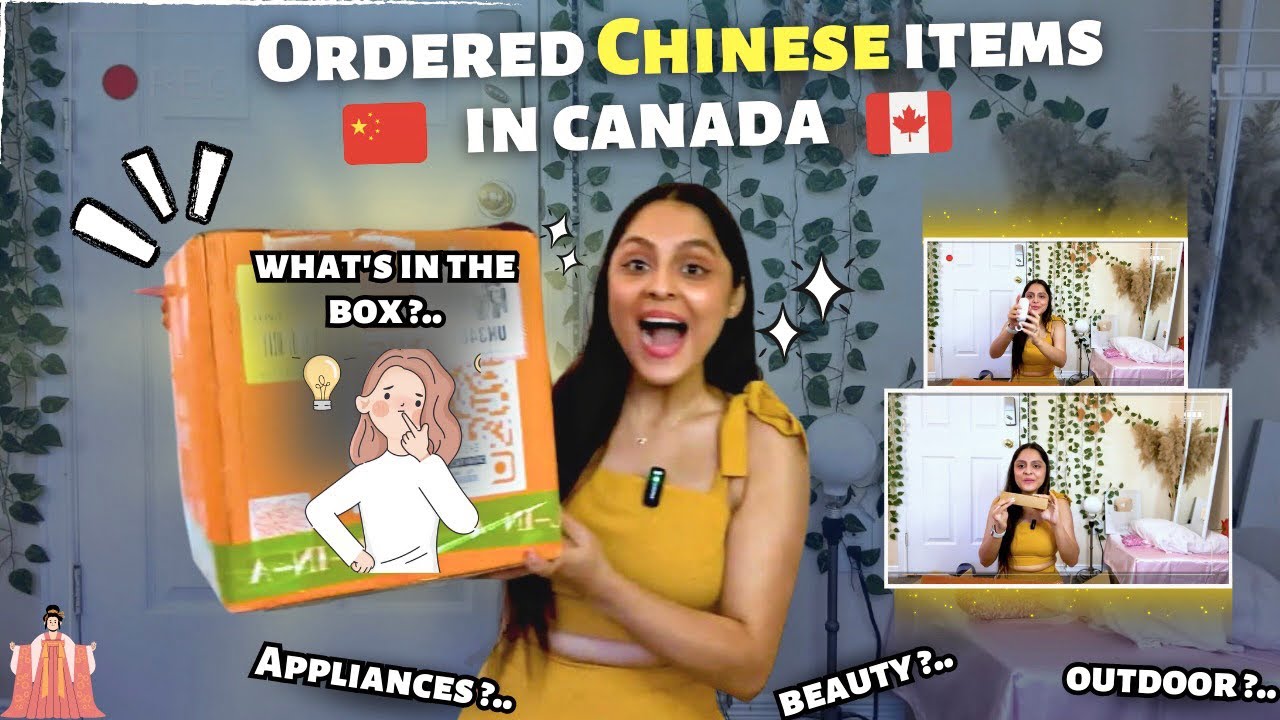 Shopping From China To Canada |  Temu Mini Haul| Canada Vlogs🤍✨