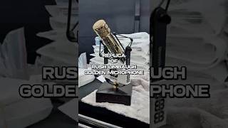 Check this out replica of the Rush Limbaugh golden microphone. 🎙️🧱🔥