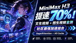 MiniMax H3 Generation 70 Faster SageAttention H3 Cache for Text and Image to