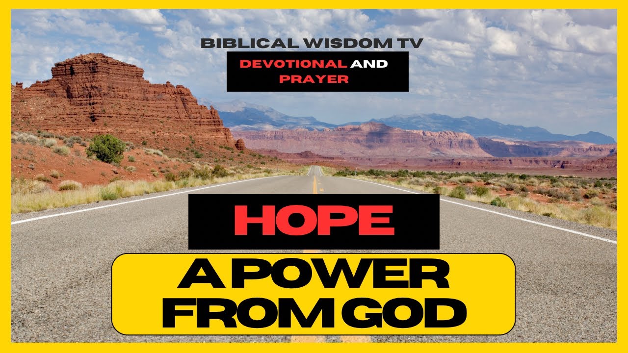 TRUST IN GOD: The Power Of Hope Devotional And Prayer - YouTube