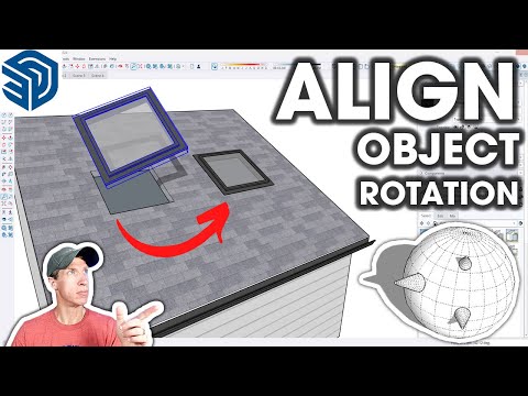 The Right Way To Align Rotated Objects In Sketchup!