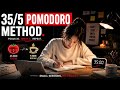 Late night 🌉 | Study with me 📚 | 35/5 POMODORO study sessions | Deep concentration 🗣️| Cozy ..