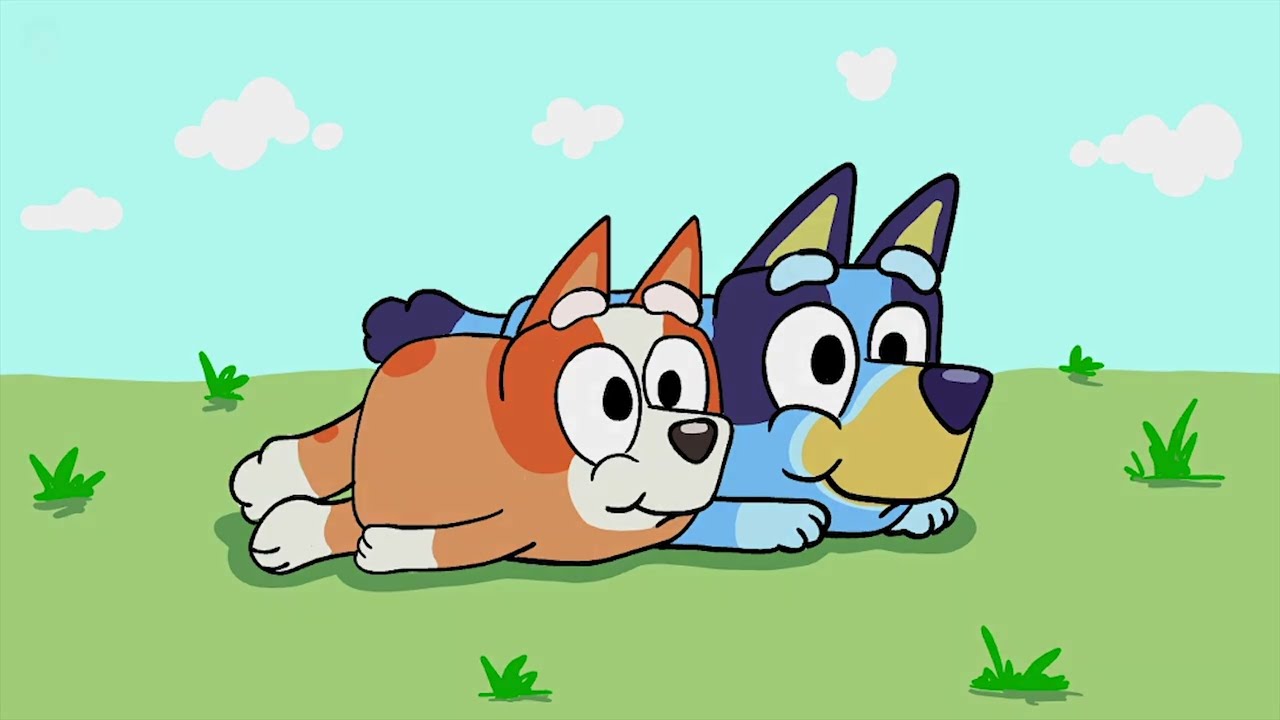 The Bluey And Bingo Acting Like A Fish Drawing Doodles Bluey Youtube