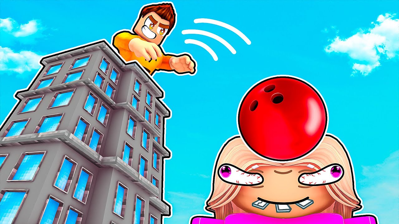 RZUCAM RZECZY z WIEŻY w Roblox 😂😂😂