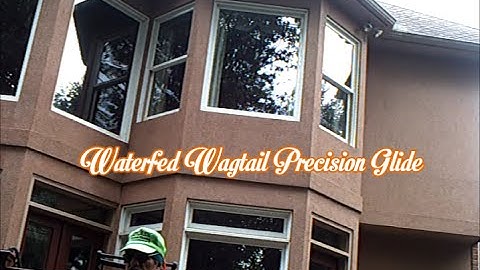 wagtail waterfed precision glide window cleaning squeegee-splash window cleaning