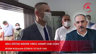 Mi̇lli̇ Eği̇ti̇m Müdür Veki̇li̇ Ahmet Sari Oldu