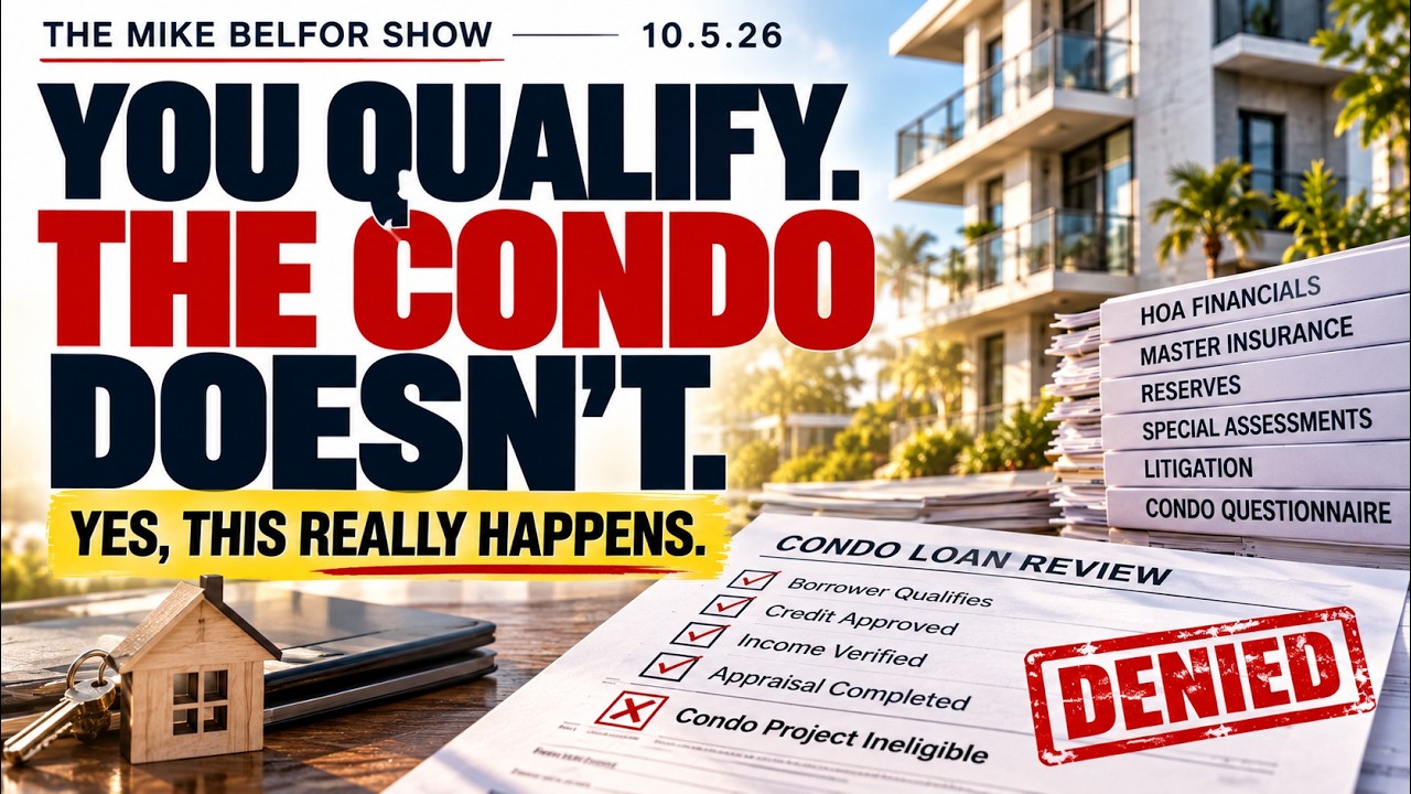 Can You Qualify for a Mortgage but Have the Condo Get Denied?