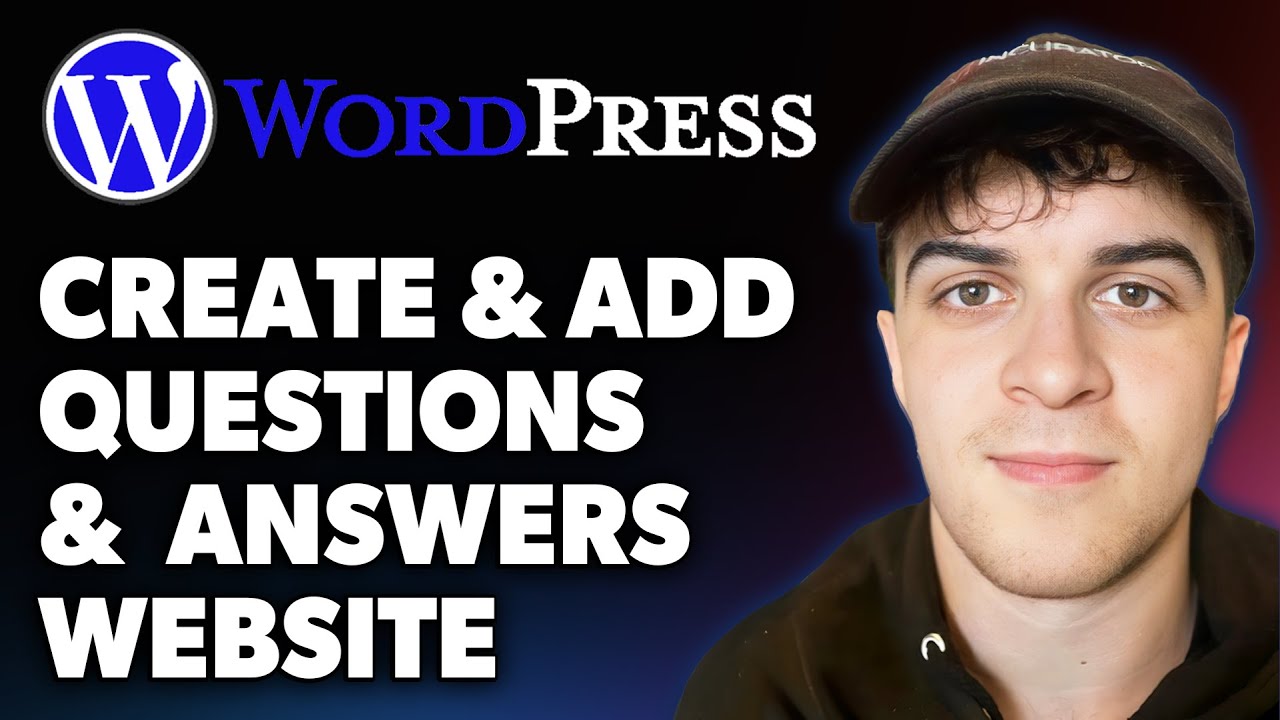 How to Create and Add a Questions and Answers Website with Wordpress ...
