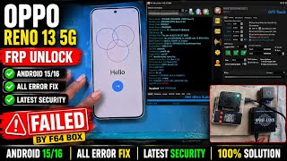 Oppo Reno 13 5g FRP Unlock Android 15/16 || Oppo Reno 13 5g FRP Unlock New Security Android 16