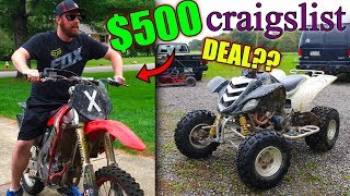 WE STOLE THIS CR125 FOR $500 !!!