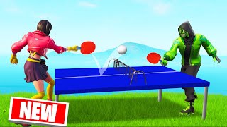 *NEW* TABLE TENNIS GAME MODE In FORTNITE! (Creative Mode)