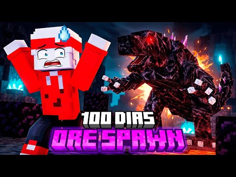 SOBREVIVENDO 100 DIAS ao ORESPAWN no MINECRAFT