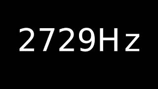 Speaker Sound Test 2729Hz