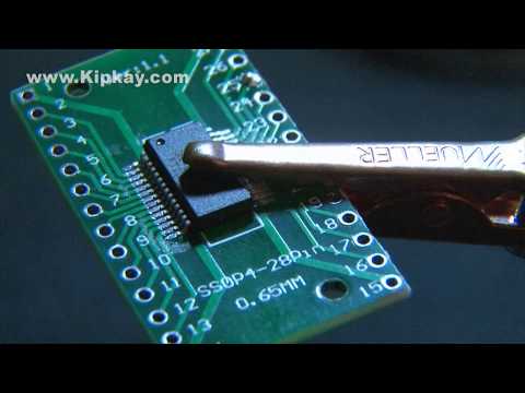 How to Solder Tiny IC Chips!