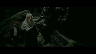 Harry and Dumbledore Arrive at the Cave Entrance (Extended) - Half-Blood Prince Deleted Scene