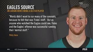 Colin Cowherd: Eagles players slam report calling Carson Wentz \\