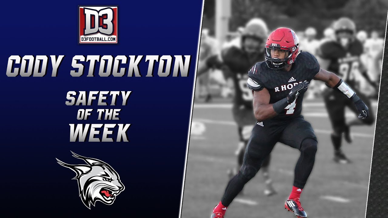 Cody Stockton talks about his D3football.com Team of the Week honor