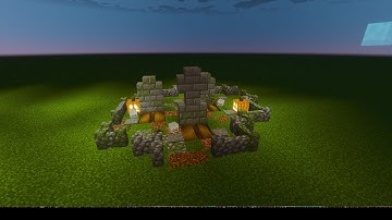 How To Build A Graveyard In Minecraft Tutorial 834